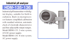 HDM-135A series pH analyzers/transmitters